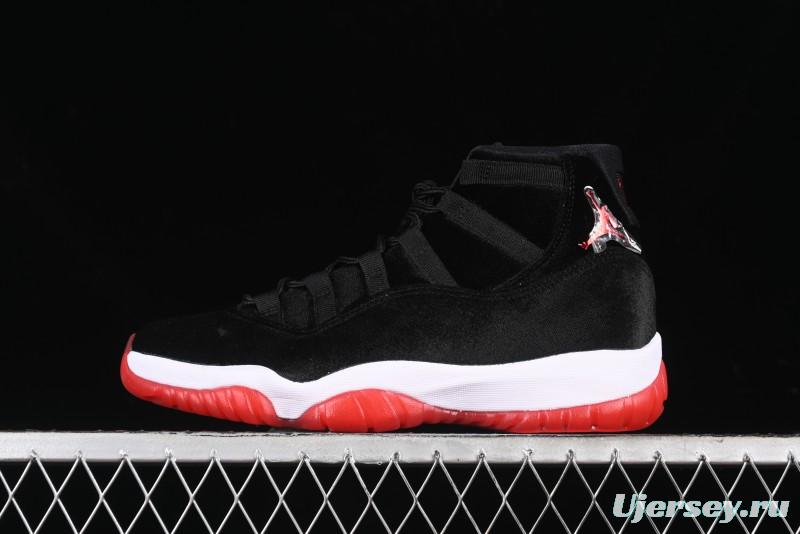 Nike Air Jordan 11 Retro Bred Velvet Basketball Shoes - DB5457-061