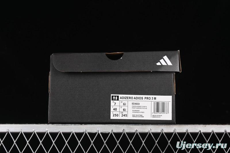 Adidas Adizero Adios Breathable Low-Top Running Shoes - ID3633
