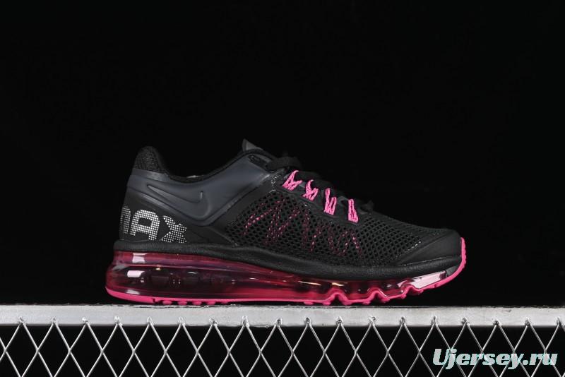 Nike Air Max 2013 Retro Breathable Mesh Cushioned Running Shoes - 555753-001