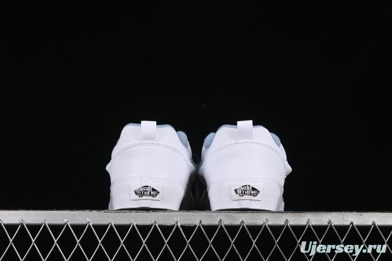 Vans Classics Knu Skool Full Grain Leather White Bread Sneakers - VN0009QCDSB