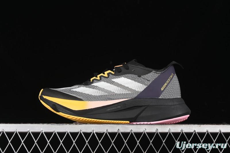 Adidas Adizero Boston 12 M Running Shoes with Lightstrike Pro and ENERGYROD for Enhanced Performance - IF9212