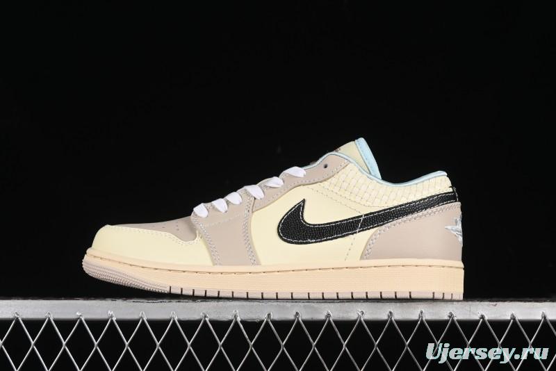 Nike Air Jordan 1 Low Retro Basketball Shoes with Classic Design - HQ3440-101