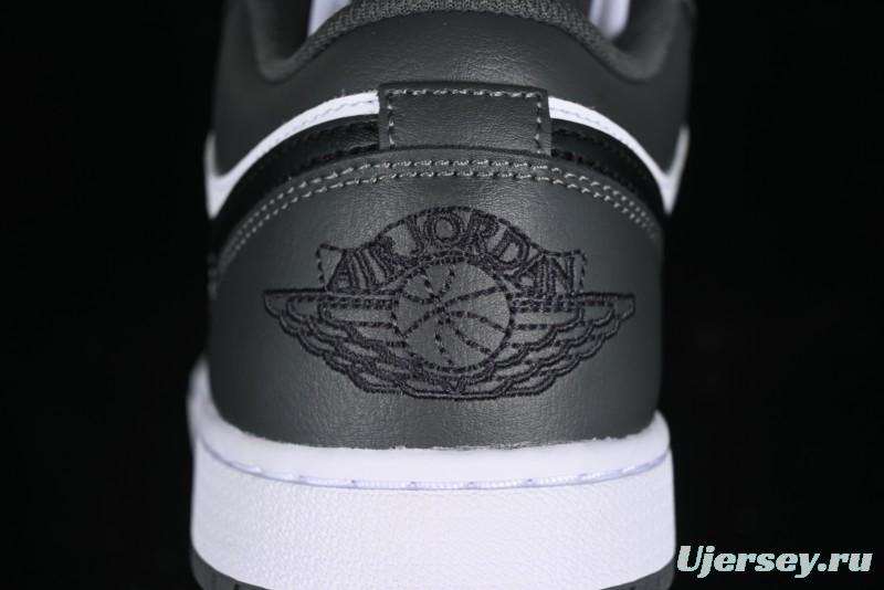 Nike Air Jordan 1 Low Iron Grey Casual Sneakers - 553558-152