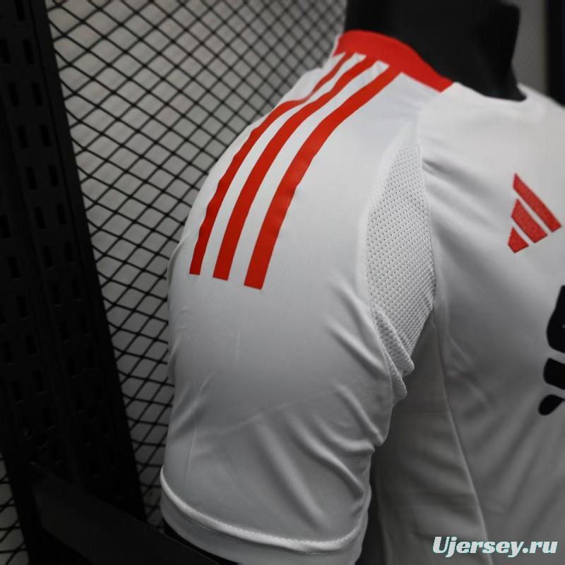 Player Version 25/26 Liverpool Away White Jersey