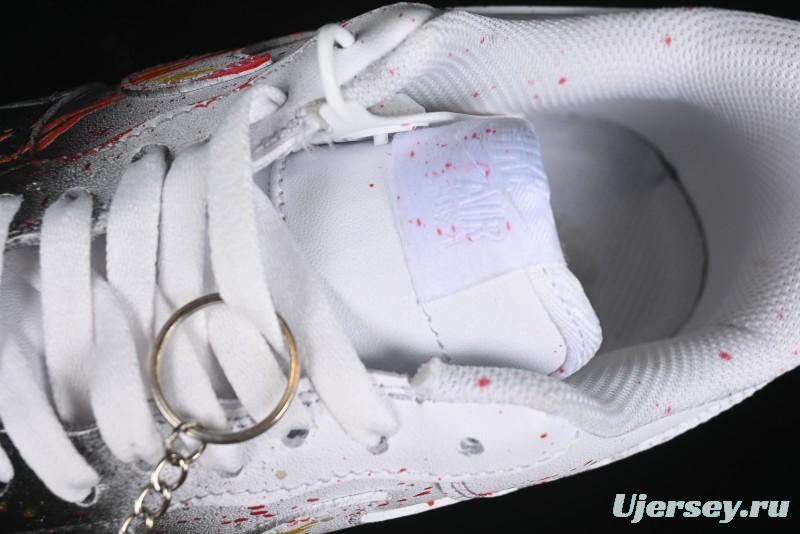 Nike Air Force 1 '07 Low Black Myth Wukong Custom Spray-Painted Gift Box Low-Top Casual Sneakers - ZH0316-045