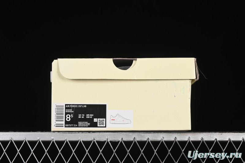 Nike Air Force 1 '07 Low Supreme White Crystal Casual Sneakers - BB7577-214