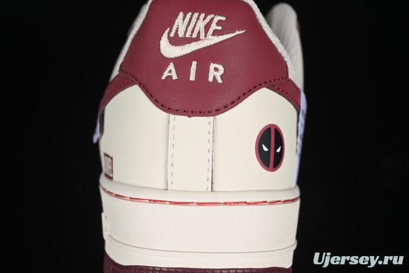 Nike Air Force 1'07 Low "Deadpool" Marvel Series Deadpool Casual Sneakers - FB1839-512