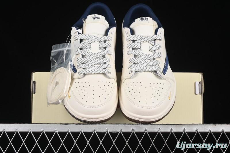 Nike Travis Scott x Fragment Design x Air Jordan 1 Low OG SP AJ1 Retro Sneakers - XY2688-121