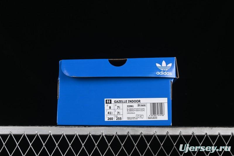 Adidas Originals Gazelle Indoor JI2061 Retro Casual Slip-Resistant Wear-Resistant Low-Top Skate Shoes