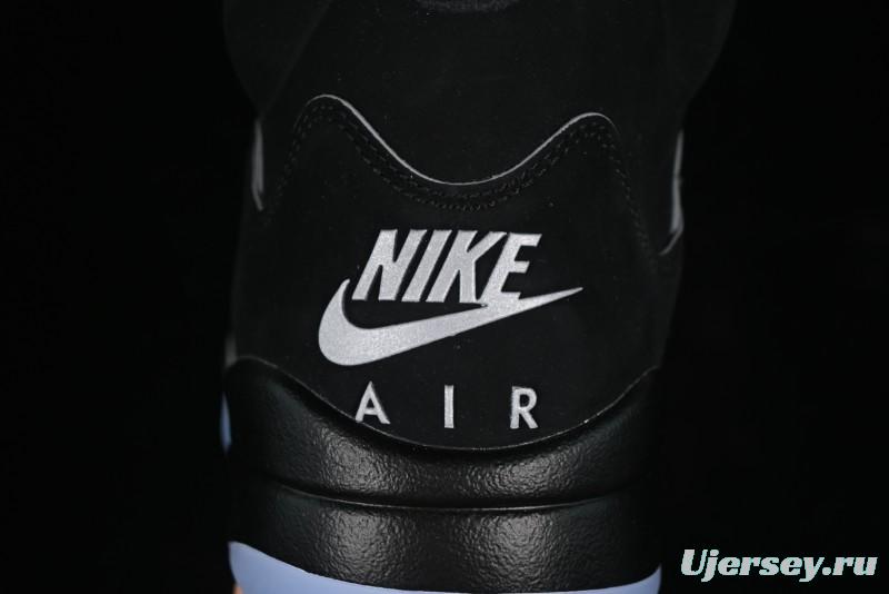 Nike Air Jordan 5 Retro Black Metallic Reimagined Basketball Shoes - HF3975-001