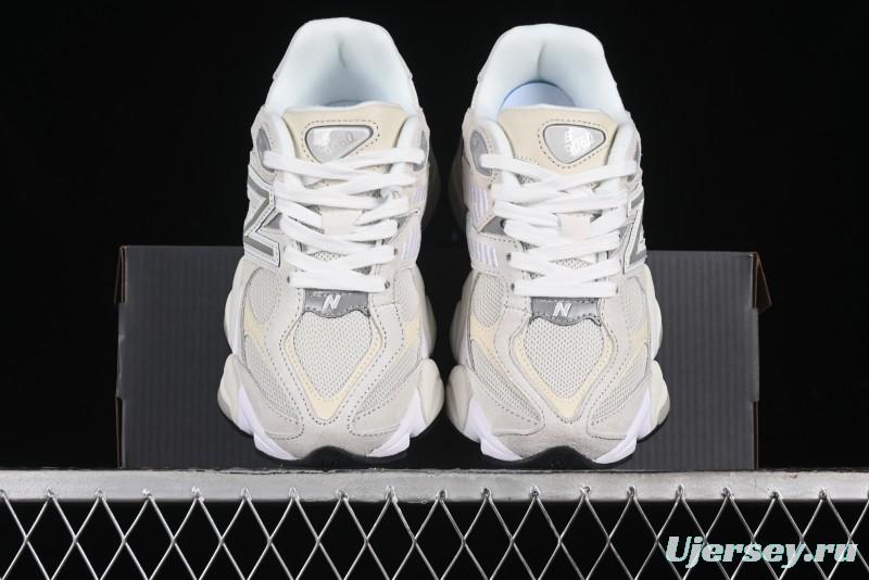 Joe Freshgoods x New Balance NB9060 Retro Casual Running Sneakers with ABZORB Cushioning - U9060WHT