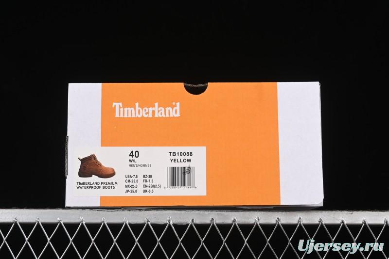 Timberland Outdoor Mid-Top Casual Yellow Boots - TB10088YELLOW