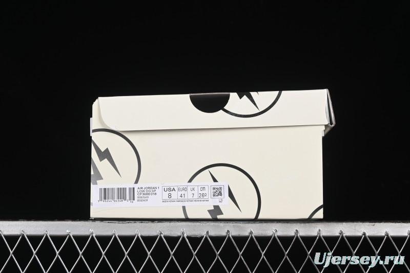 Nike Travis Scott x Fragment Design x Air Jordan 1 Low OG SP AJ1 Sneakers - CF3688-018