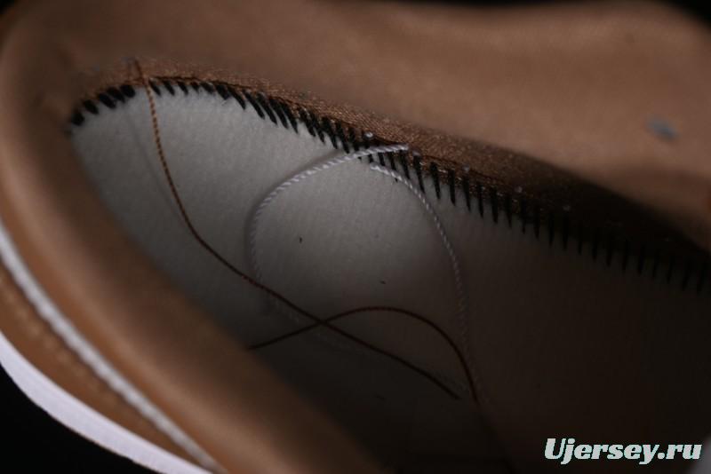 Nike Air Jordan 1 Low AJ1 White Tan Low Top Casual Sneakers - DC0774-202