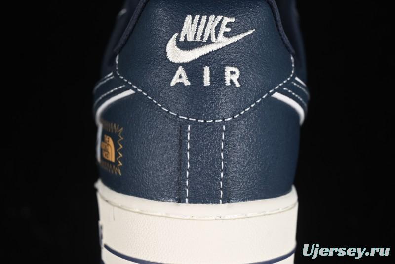 Nike Air Force 1 '07 Low The North Face x CDG Dark Blue Casual Sneakers - KK1988-014