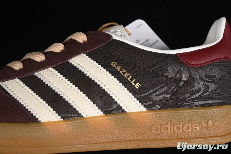 Adidas Originals Gazelle Indoor Retro Casual Slip-Resistant Wear-Resistant Low-Top Sneakers - JP5671