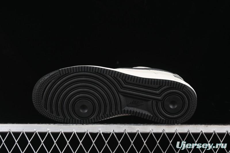 Nike Air Force 1 '07 Low QR Code Black Star Sneakers - CU1836-962