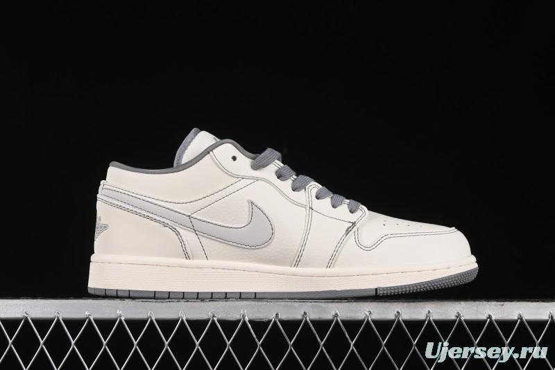 Nike Air Jordan 1 Low OFF-WHITE Collaboration Retro Basketball Shoes - CF3688-022