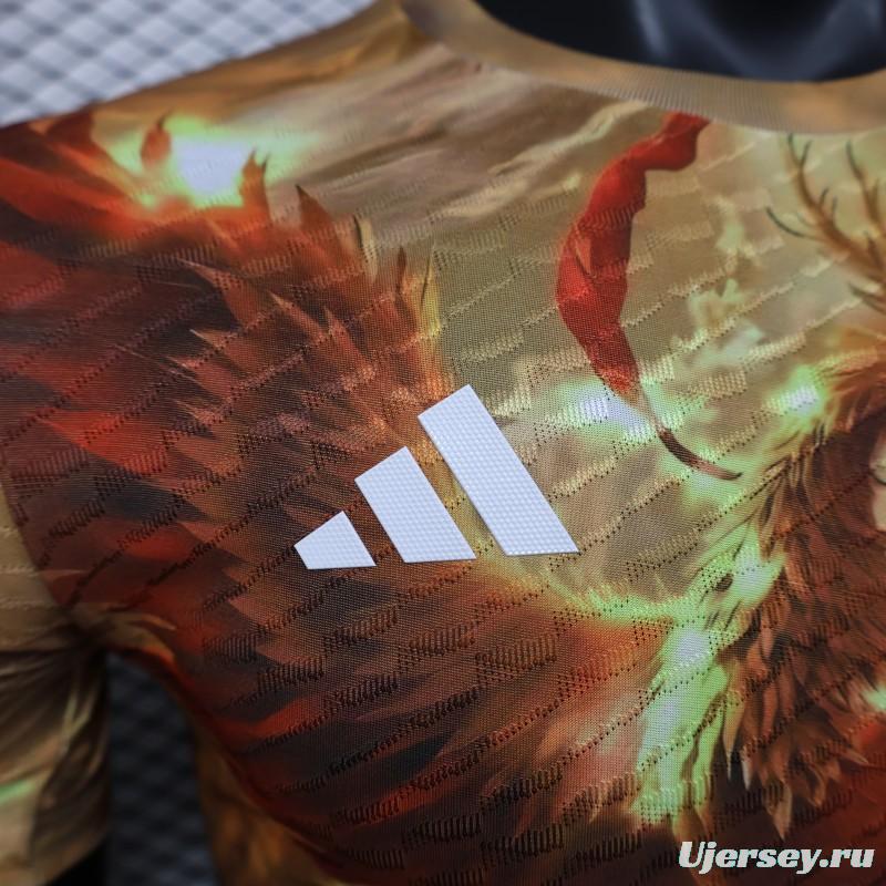 Player Version 25/26 Real Madrid Gold with Phoenix NA ZHA Jersey