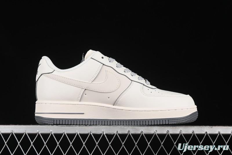Nike Air Force 1 '07 Low Supreme The North Face Collaboration - Beige Grey Low-Top Casual Sneakers - XZ1996-710