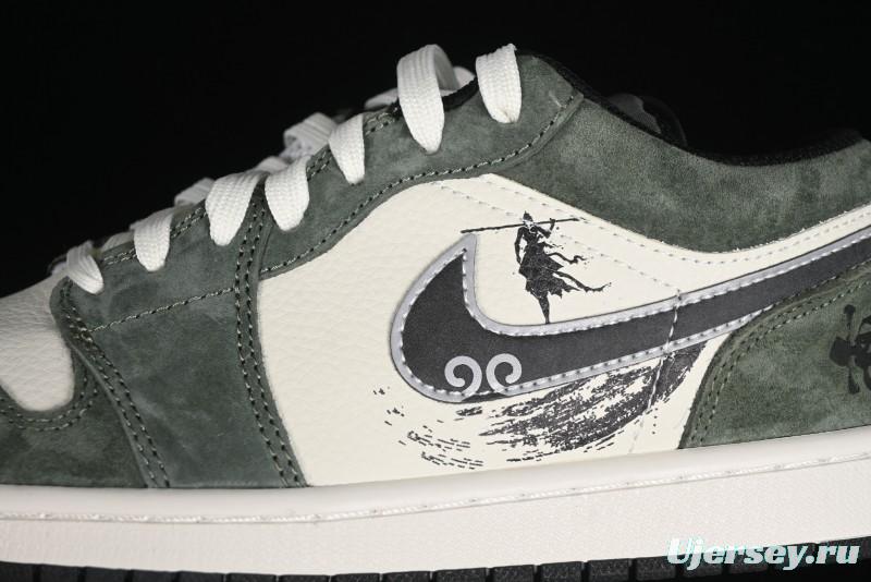 Nike Air Jordan 1 Low Retro Basketball Shoes Custom Wukong Edition - DC2024-031