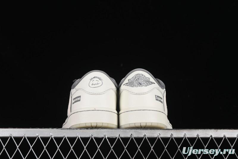 Nike Travis Scott x Fragment Design x Air Jordan 1 Low OG SP AJ1 Supreme Collaboration - CH6336-011