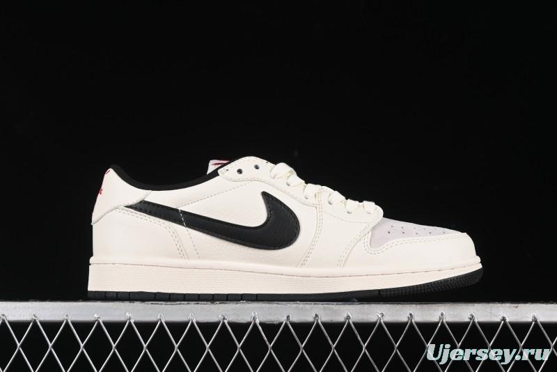 Nike Travis Scott x Fragment Design x Air Jordan 1 Low OG SP AJ1 Supreme Collaboration - LJ5188-023