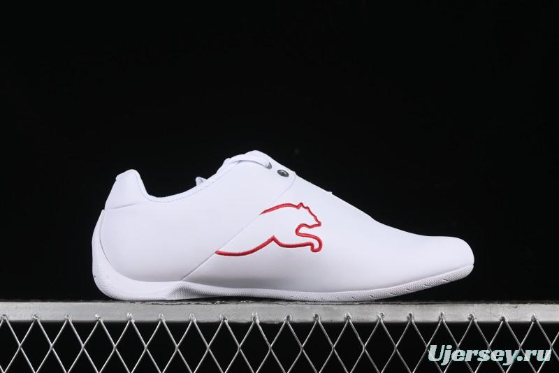 Puma Sparco Future Round Toe Lace-Up Leather Fabric Low-Top Lifestyle Casual Shoes - 308585-02