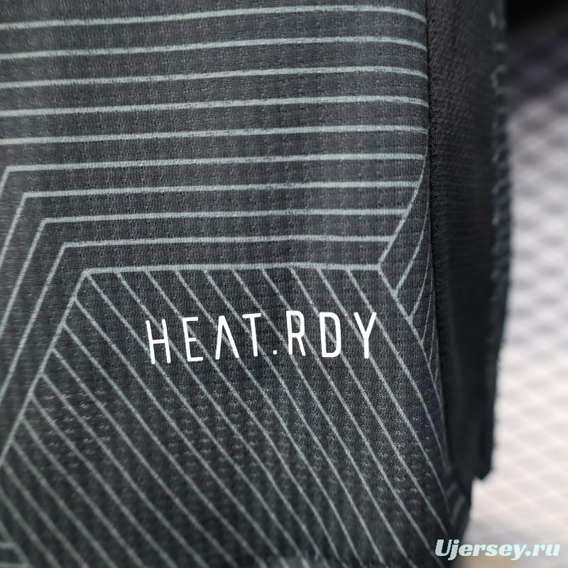 Player Version 25/26 Al-Ahli Saudi FC Black with Geometric Pattern Jersey