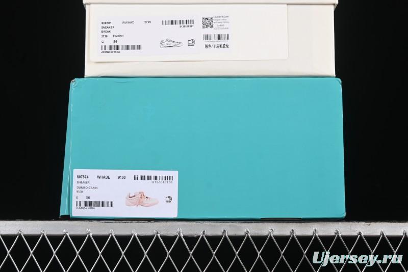 Alexander McQueen Flexion Retro Sneakers in Pink with Anatomical Design and Split Sole - 2024s