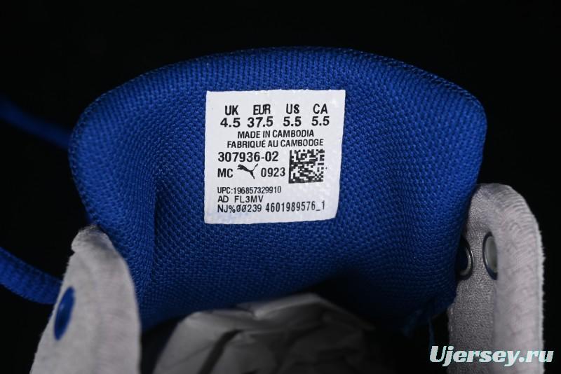 Puma Sparco Future Round Toe Lace-Up Leather Fabric Low-Top Lifestyle Casual Shoes - 307936-02