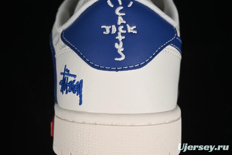 Nike Travis Scott x Fragment Design x Air Jordan 1 Low OG SP AJ1 Retro Sneakers - SJ2068-117