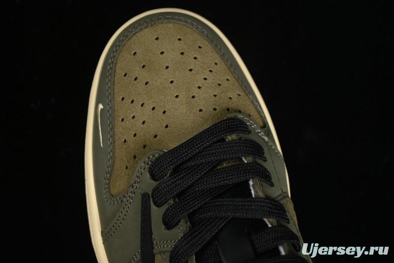 Nike Travis Scott x Fragment Design x Air Jordan 1 Low OG SP AJ1 Sneakers - CH6336-007