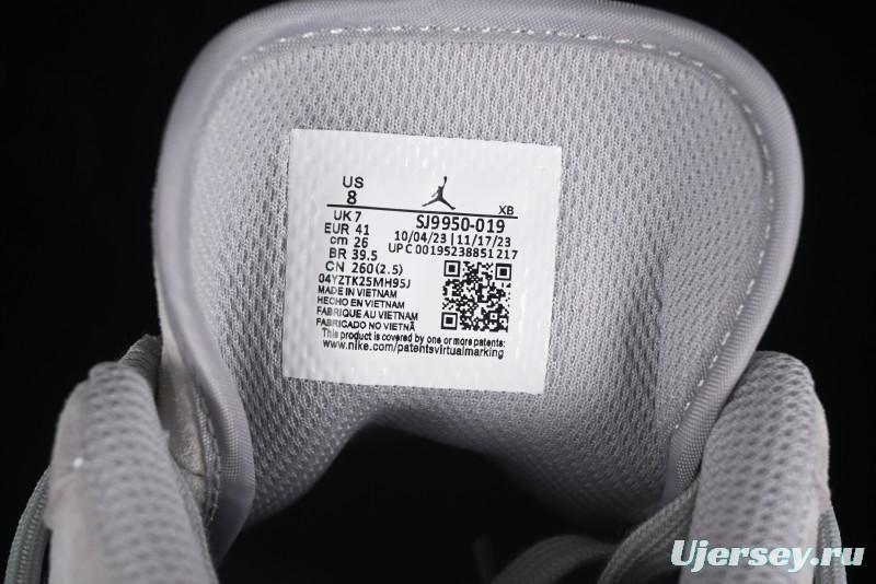 Nike Air Jordan 1 Low AJ1 Bape Collaboration - Grey Blue Retro Basketball Shoes with Custom Laces - SJ9950-019