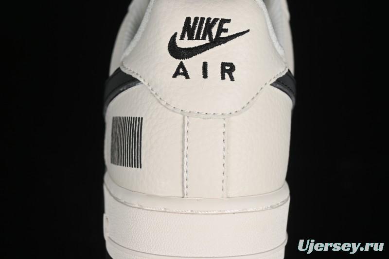 Nike Air Force 1 '07 Low QR Code Black Star Sneakers - CU1836-962