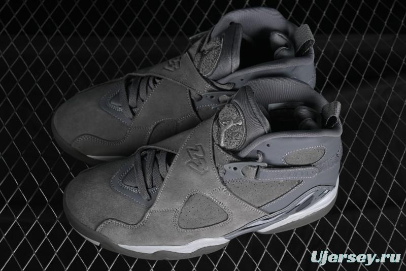 Nike Air Jordan 8 Retro "Cool Grey" Basketball Shoes - 305381-014