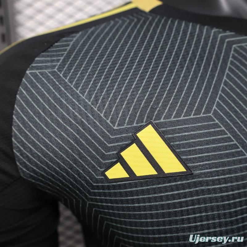 Player Version 25/26 Al-Ahli Saudi FC Black with Geometric Pattern Jersey