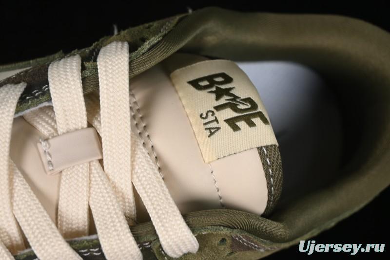 Nike SB Dunk Low Bape Collaboration - Jungle Camouflage Anniversary Custom Low-Top Casual Skate Shoes - CH6336-230