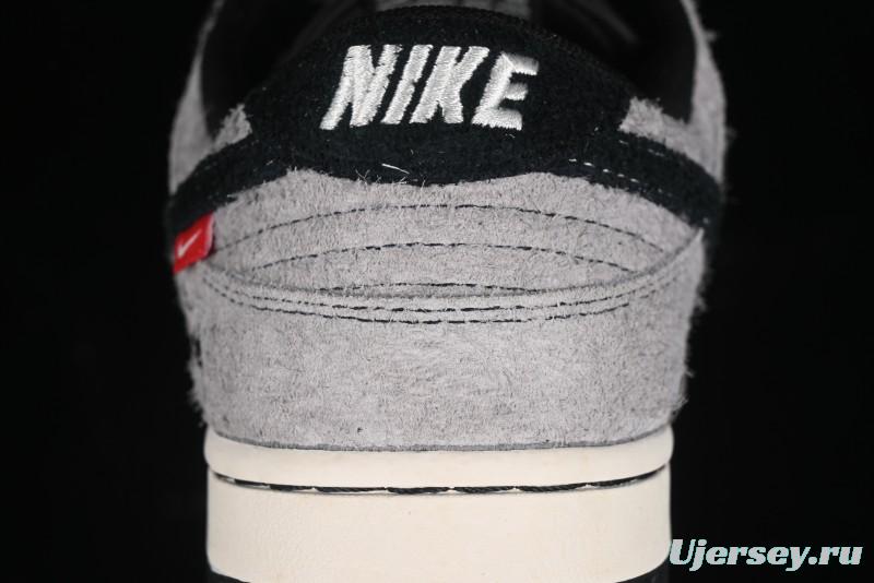 Nike SB Dunk Low Stussy Series - Battle Grey Black Hook Anniversary High-End Custom Low-Top Casual Skate Shoes - MM1089-027