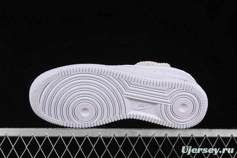 Nike Air Force 1 '07 Low White Deconstructed Casual Sneakers - CW2288-046