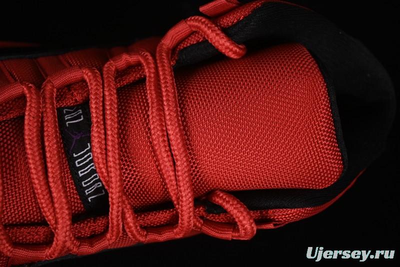 Nike Air Jordan 11 Retro High Top Basketball Shoes in Black/Red - CT8012-600