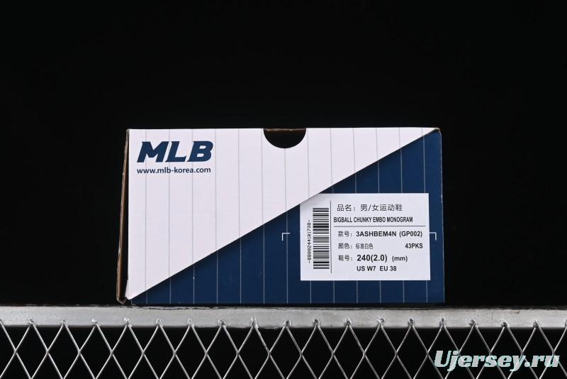 New York Yankees MLB Bigball Chunky Embo Monogram Platform Sandals - 3ASHBEM4N43PKS