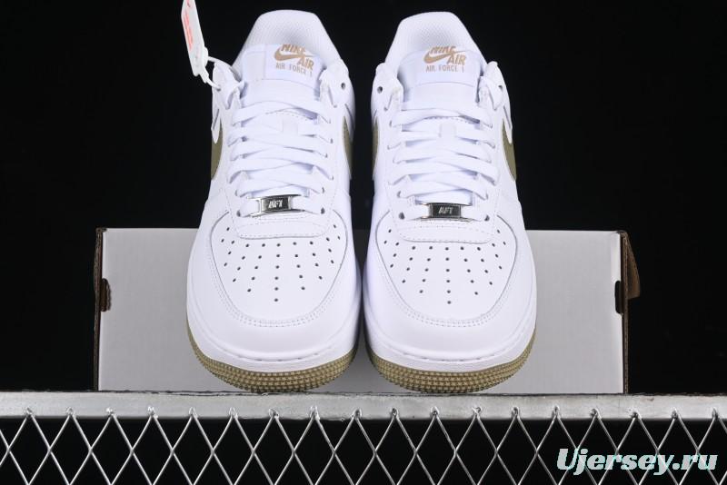 Nike Air Force 1'07 Low Casual Sneakers with Full-Length Air Cushion - FJ4146-110