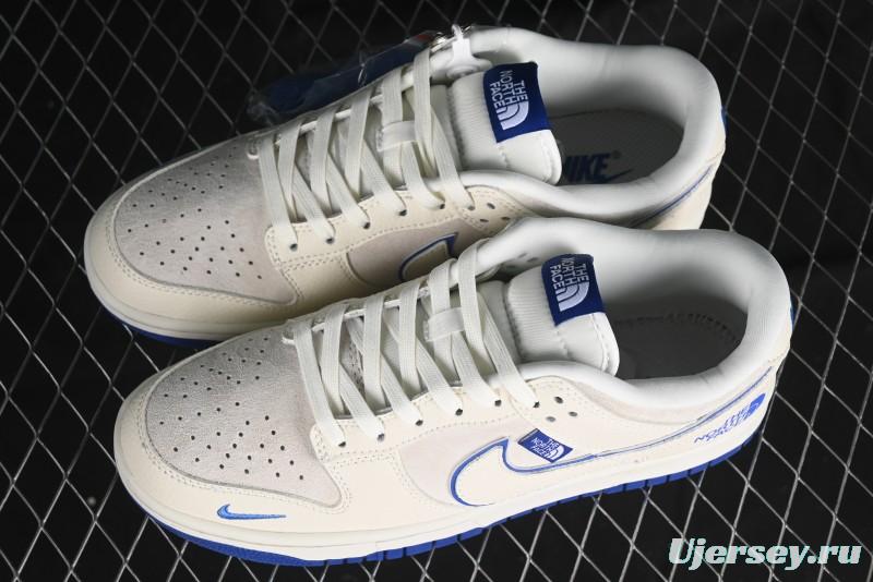 Nike SB Dunk Low The North Face Collaboration Anniversary Edition Custom Low-Top Casual Skate Shoes - KK1333-007