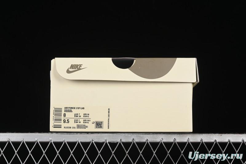 Nike Air Force 1 '07 Mid Military Green Dual-Color Sole Starlight Retro Sneakers - XL0236-231