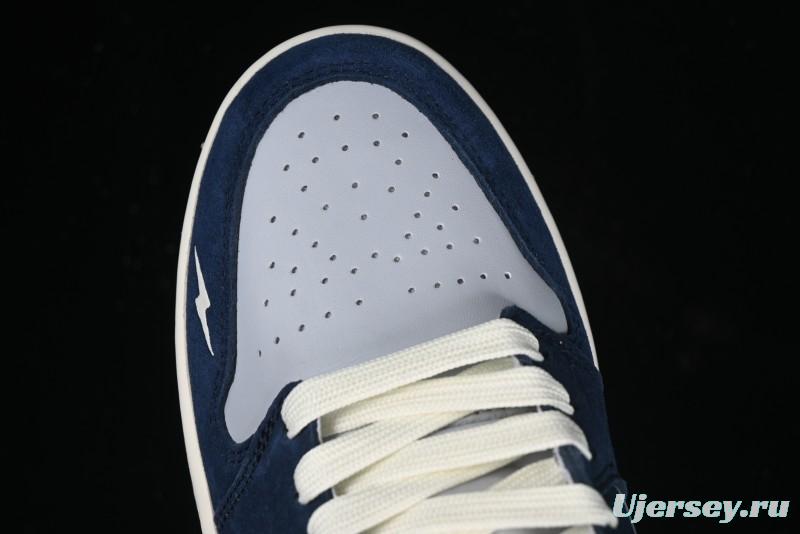 Nike Air Jordan 1 Low Retro Basketball Shoes in White Grey Blue - DC2024-026