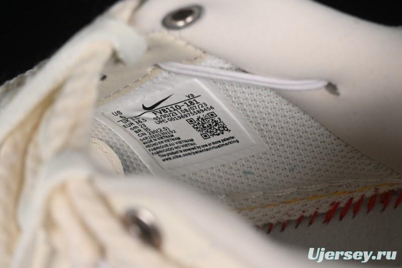 Nike Air Force 1 '07 Low Pink Deconstructed Swoosh Casual Sneakers - FC8110-181