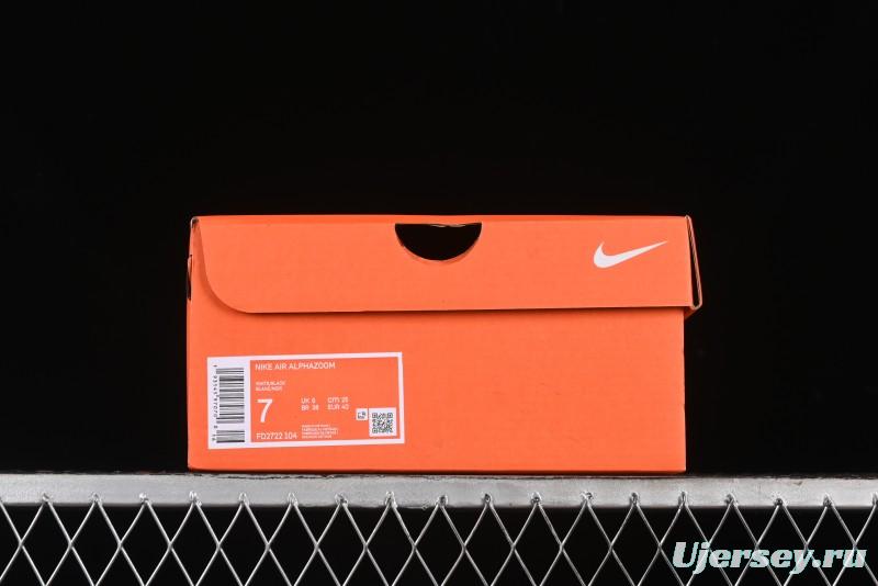 Nike Air Alphazoom Breathable Mesh Lightweight Durable Running Shoes - FD2722-104