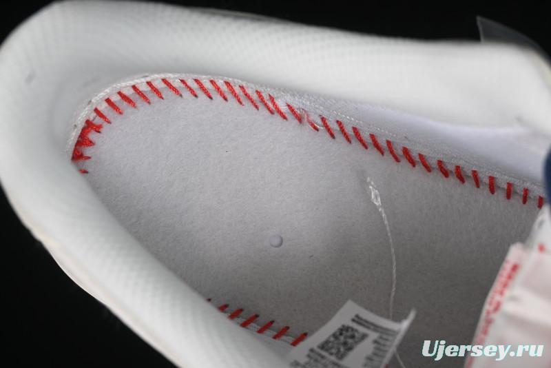 Nike Air Force 1 '07 Low The North Face Collaboration - White Red Blue Color Block Low-Top Casual Sneakers - XZ6188-010