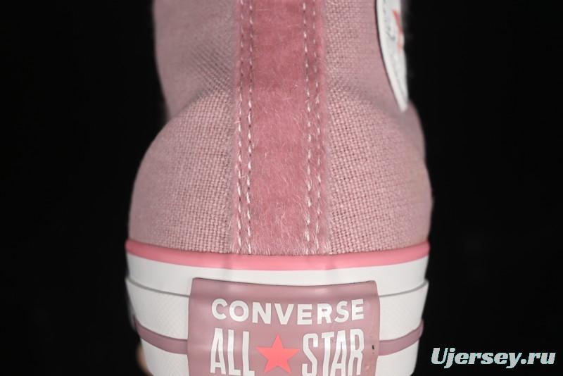 Converse Zoo Happy Pets Series High-Top Casual Sneakers with Plush Lining for Autumn Winter - A12769C